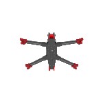 Offres Spéciales IFlight SH CineLR 7 cadre 7 pouces Kit de cadre en fibre de carbone bras de 6mm avec haute vitesse Compatible avec les accessoires O4 Pro